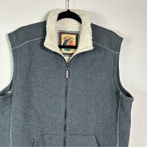Tommy Bahama Charcoal Sherpa Vest